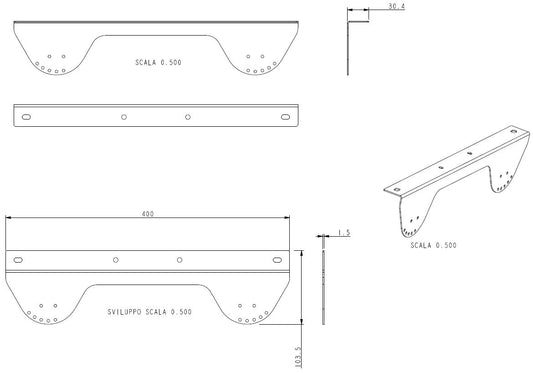 Supporto doppio MO EL 7704 per lampade infrarossi Blacklight