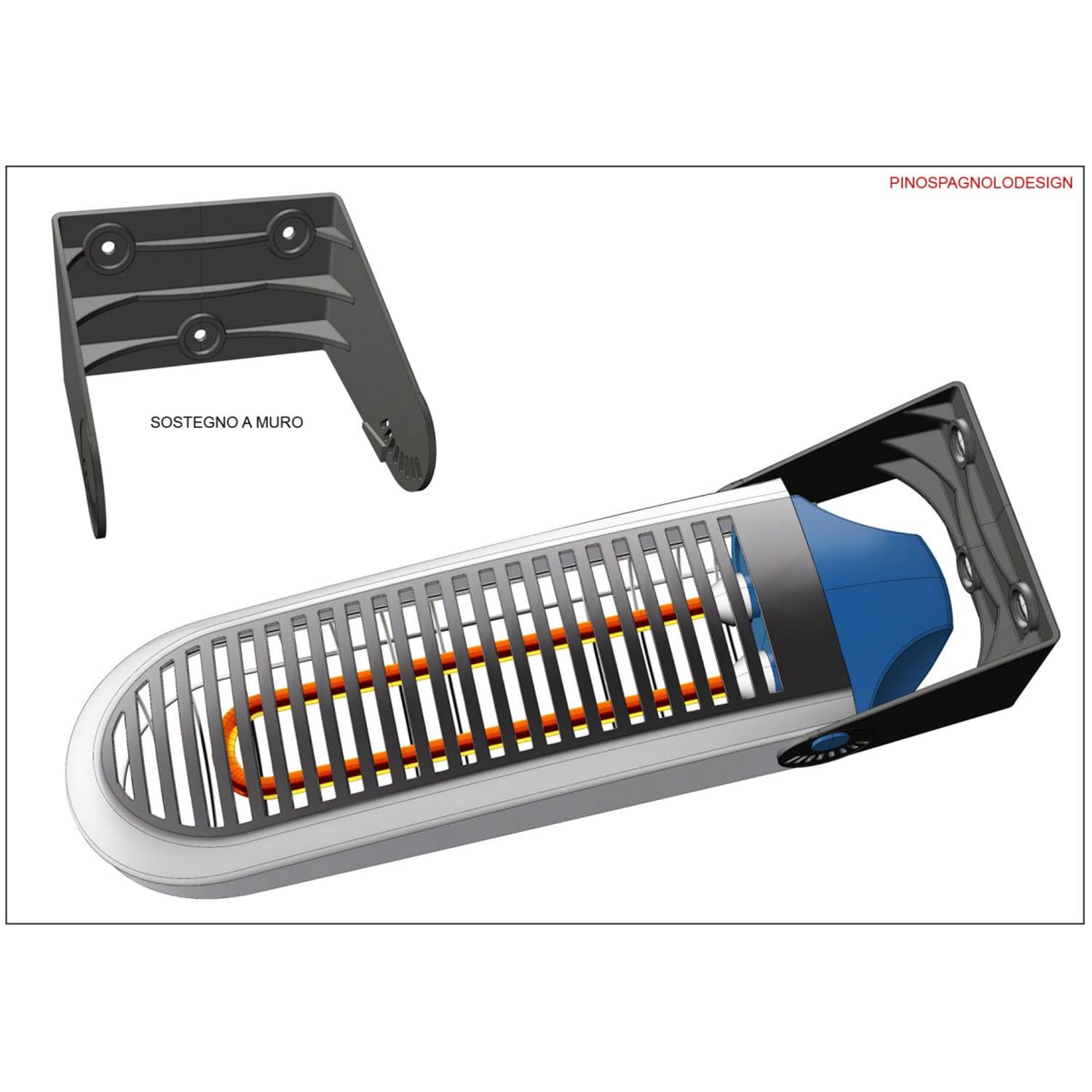 Lampada infrarossi Lucciola 800W: design elegante, calore immediato, acquisto sicuro
