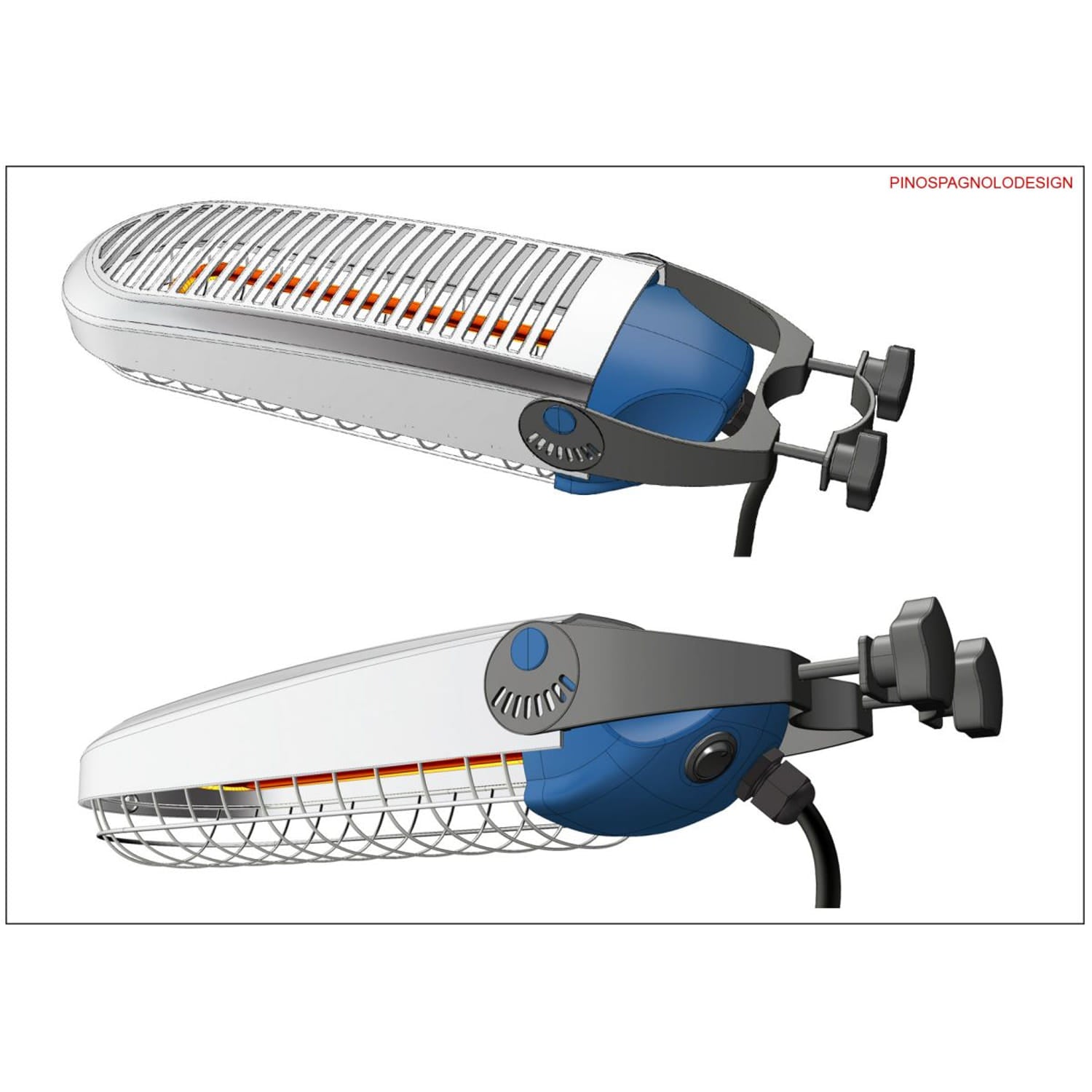 Lampada a infrarossi Lucciola 600W: design elegante, calore immediato e risparmio energetico!