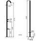 Doccia piscina inox 316 design elegante e resistente acquist
