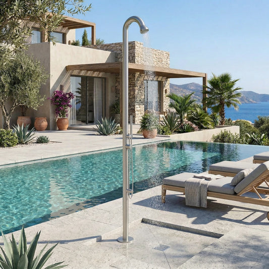MPC MX1003 Inox doccia piscina 316L elegante e resistente