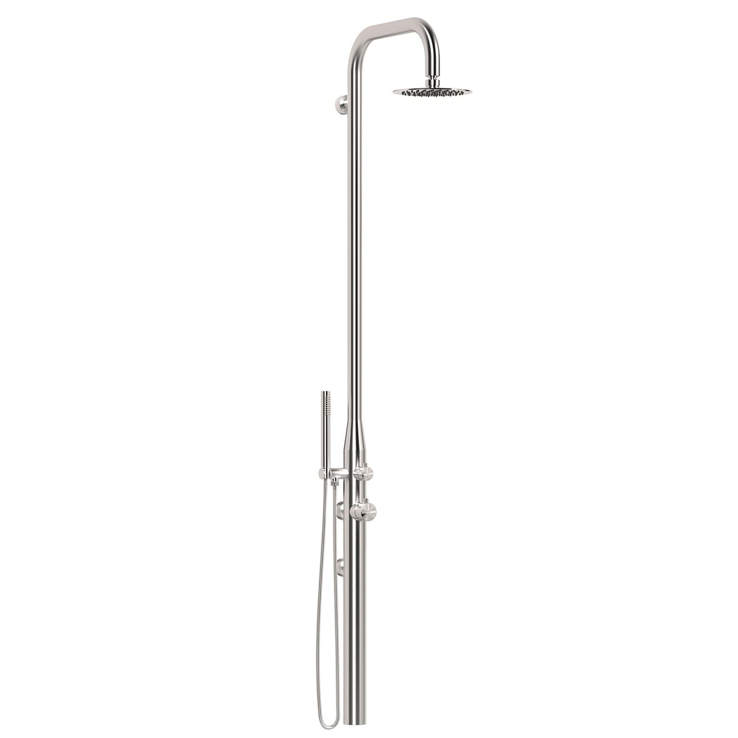 Doccia parete inox 316L MX1009 eleganza e resistenza