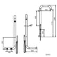 Doccia da parete MX1015F in acciaio inox 316L eleganza e resistenza per il tuo spazio