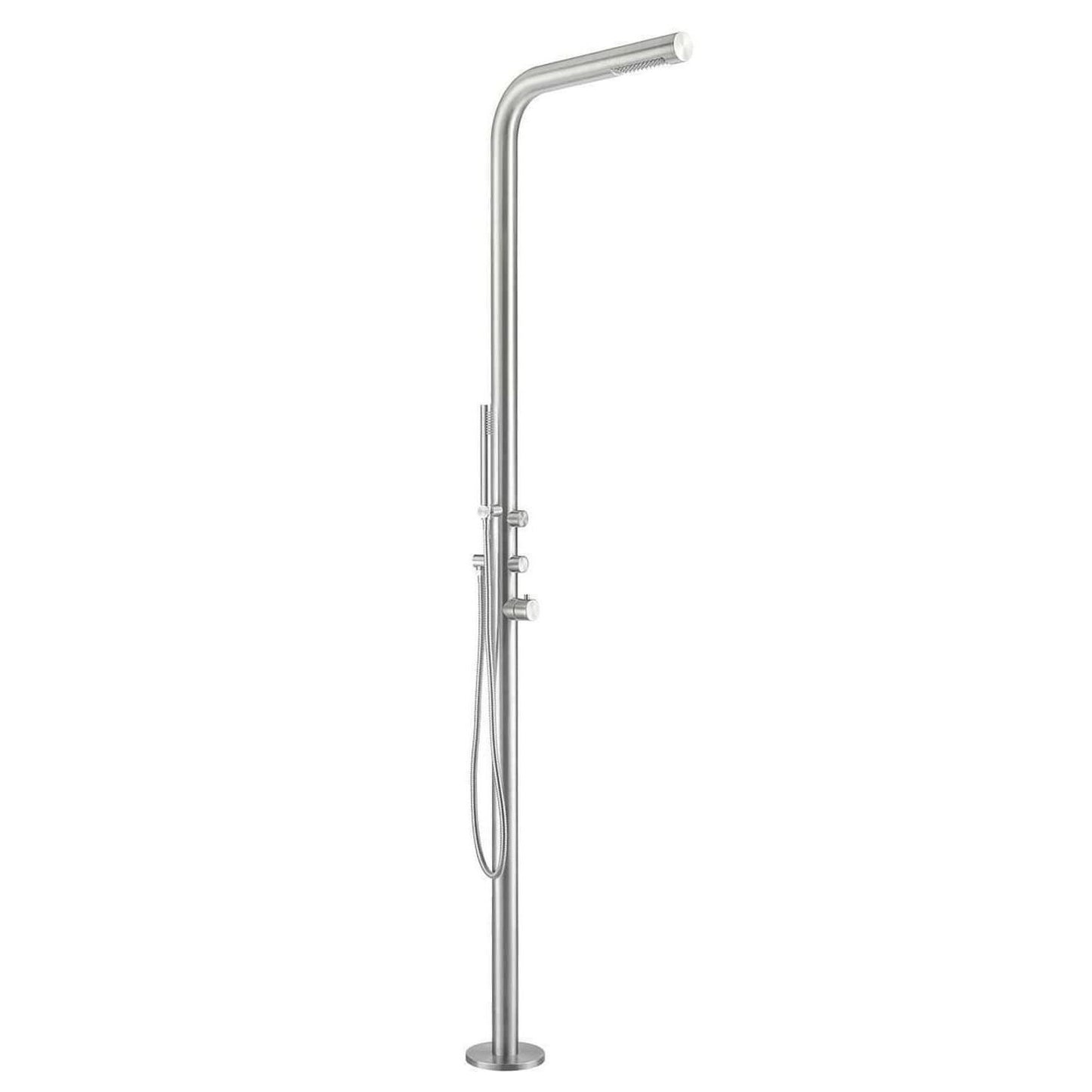 Doccia piscina MX1016 inox eleganza qualita e comfort