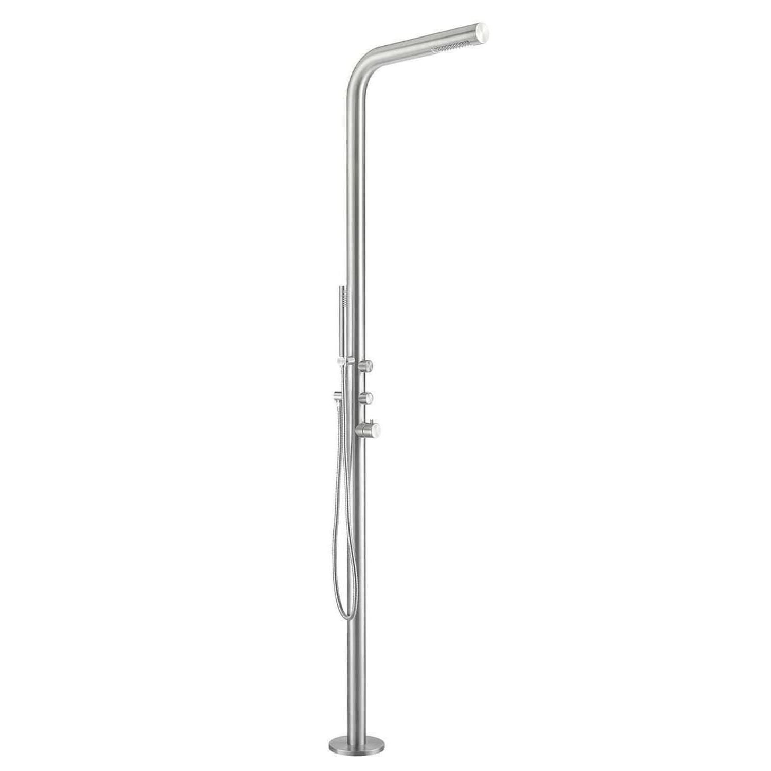 Doccia piscina MX1016 inox eleganza qualita e comfort