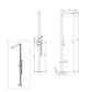 Doccia piscina MX1016 inox eleganza qualita e comfort