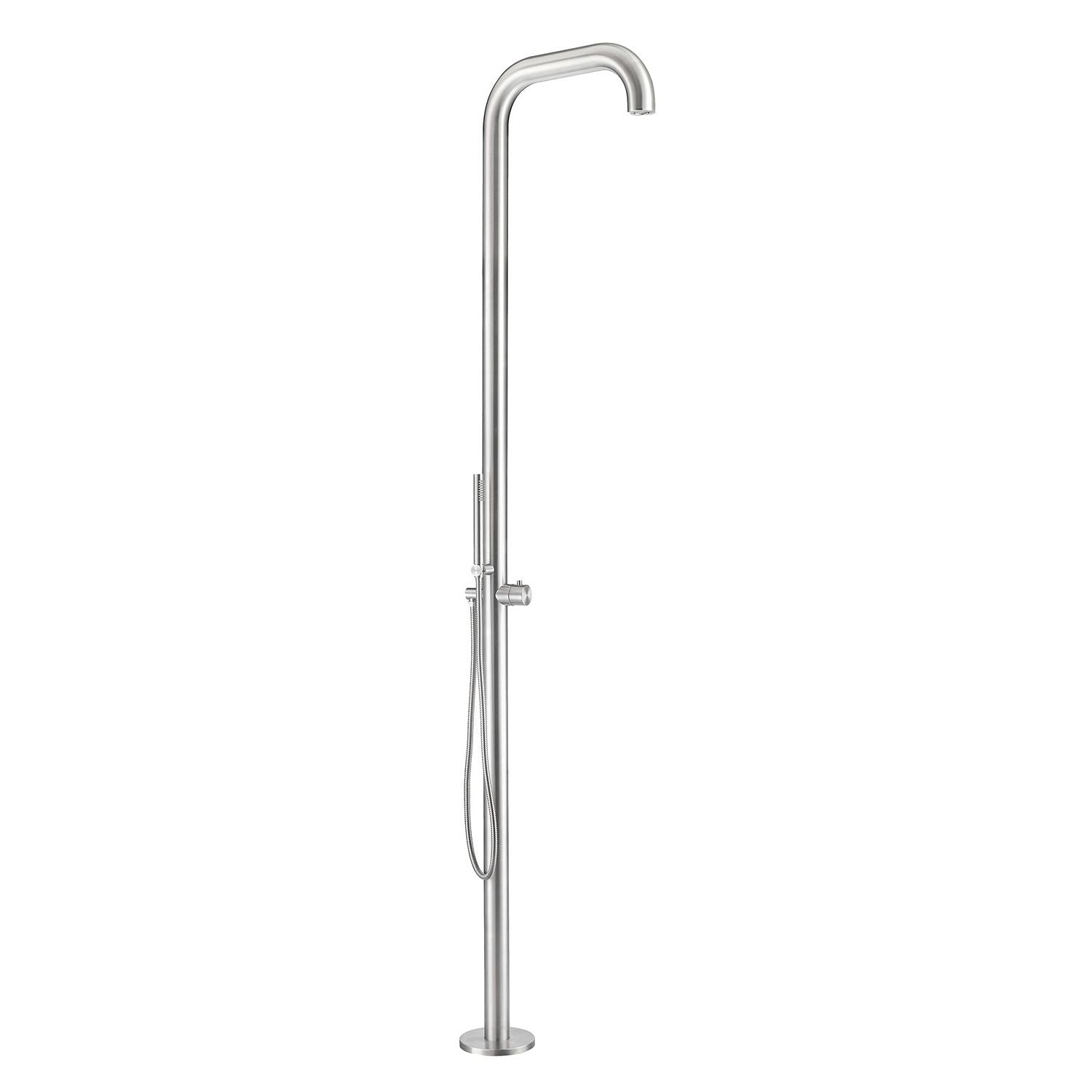 doccia piscina inox 316l mx1017 design elegante e resistente