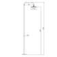 Doccia piscina inox 316L MX3038T speciale per gettoniere