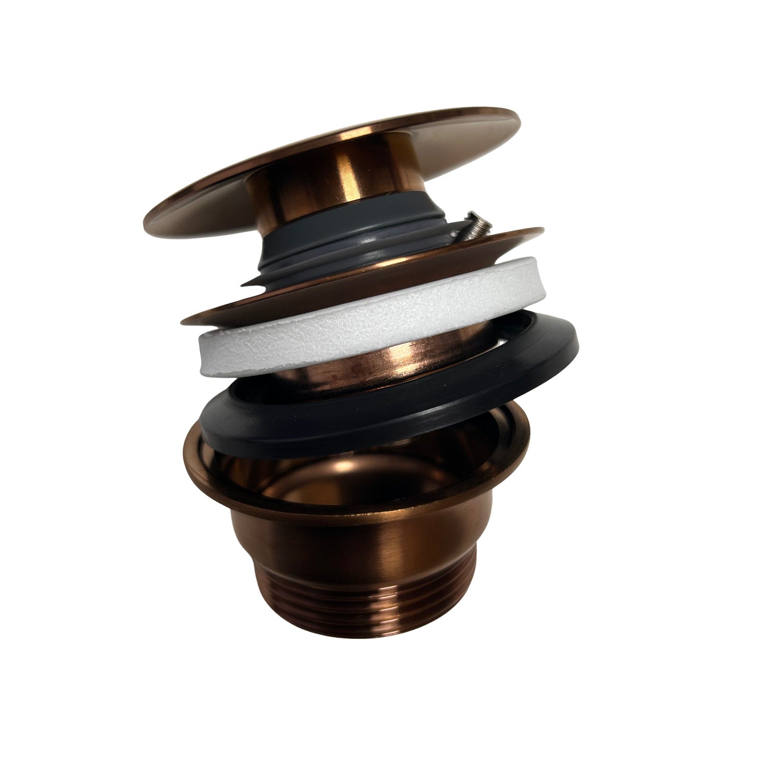 Piletta scarico Levante oro rosa in acciaio inox 316L