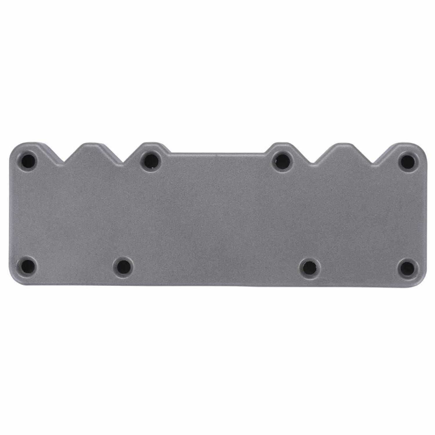 placca superiore doccia lea grigia in alluminio, design elegante e resistente