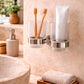 Porta bicchieri doppio inox levante eleganza e funzionalita