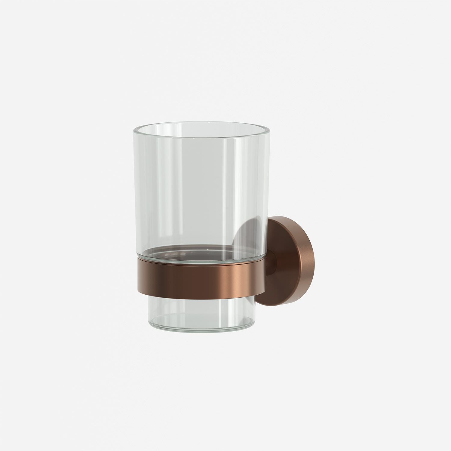 Porta bicchieri inox Levante singolo oro rosa: eleganza e resistenza