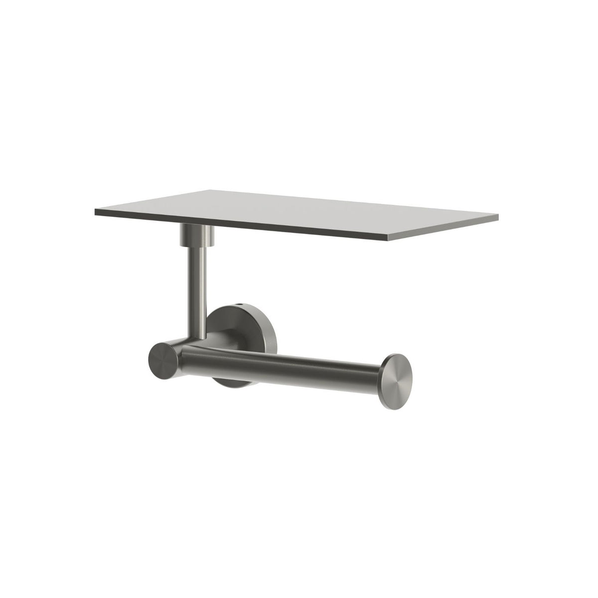 Porta rotolo in acciaio inox canna fucile design elegante e