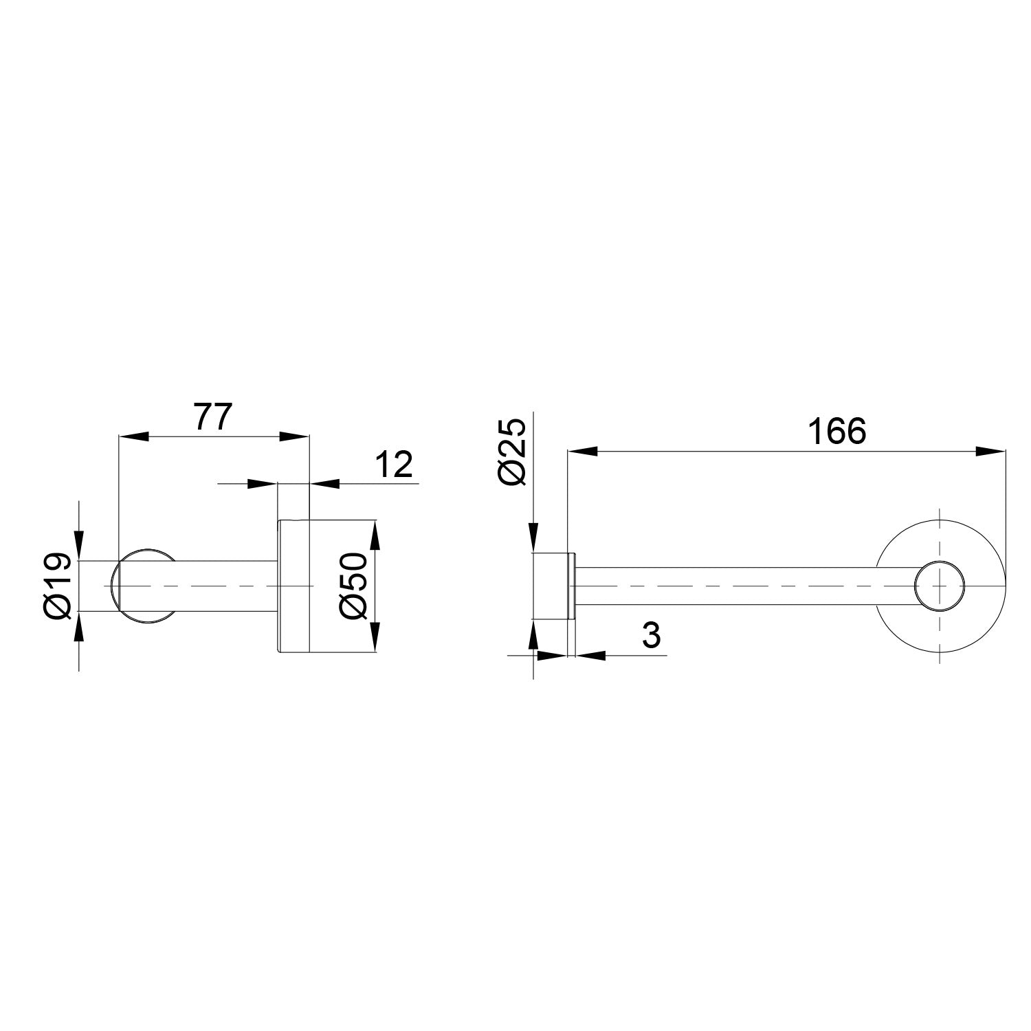 Porta rotolo Levante in acciaio inox design elegante e resistente acquista ora