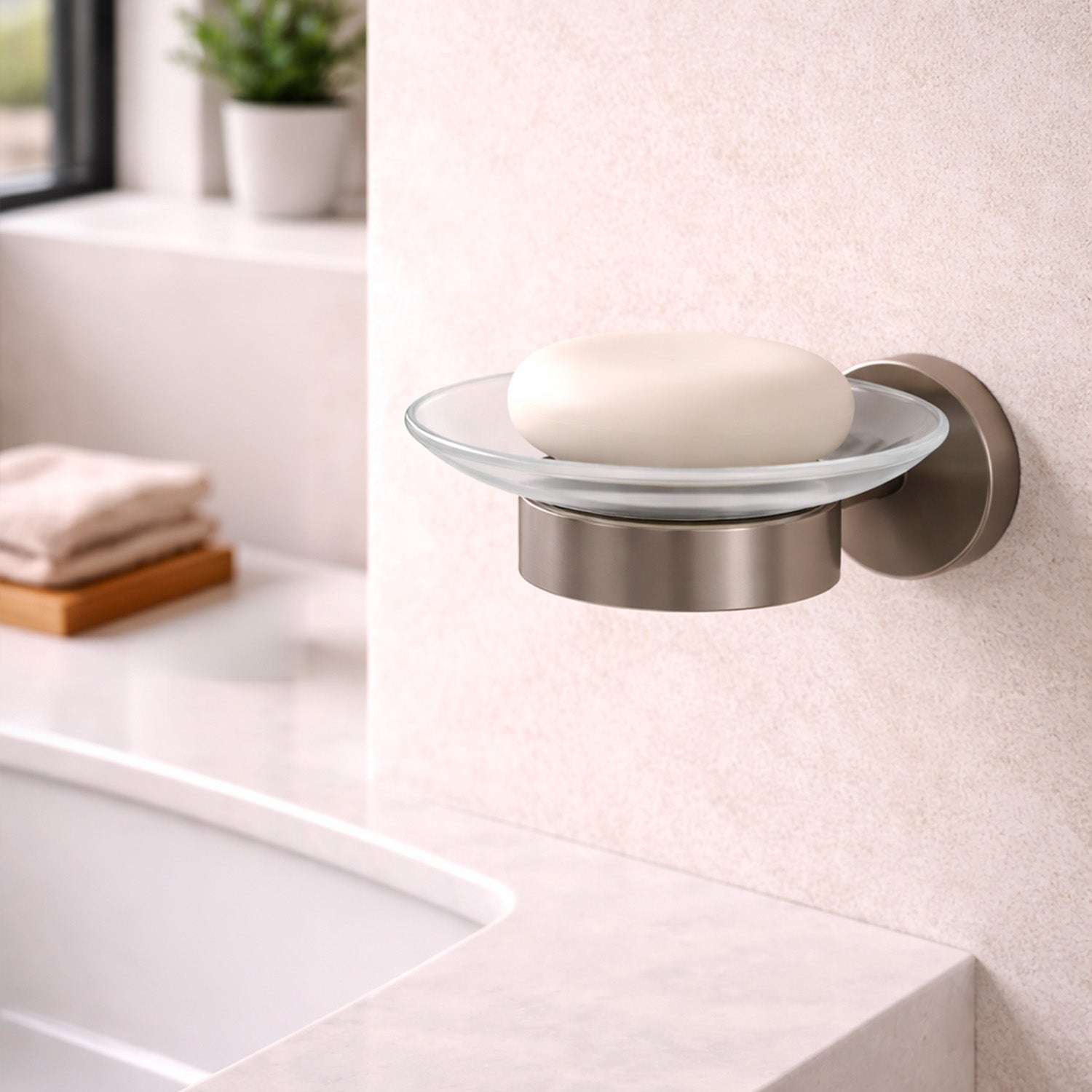 Porta sapone Levante inox oro rosa eleganza e qualita