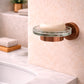 Porta sapone inox Levante oro rosa eleganza e durata