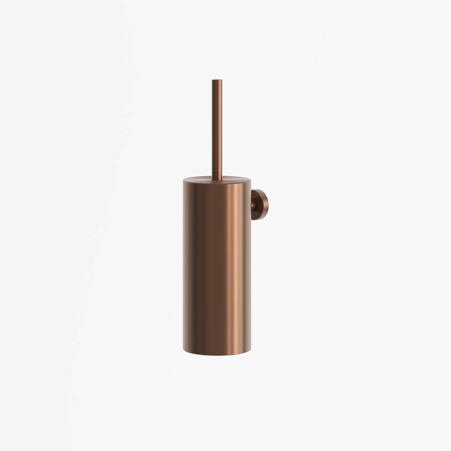 Porta scopino inox Levante oro rosa: eleganza e funzionalità