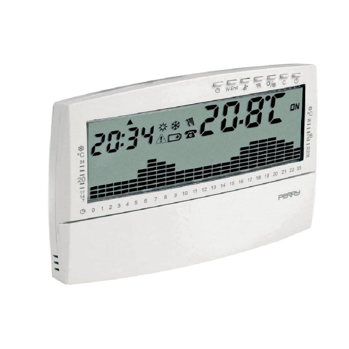 Cronotermostato Perry 1CRCR017BG Design elegante e funzional