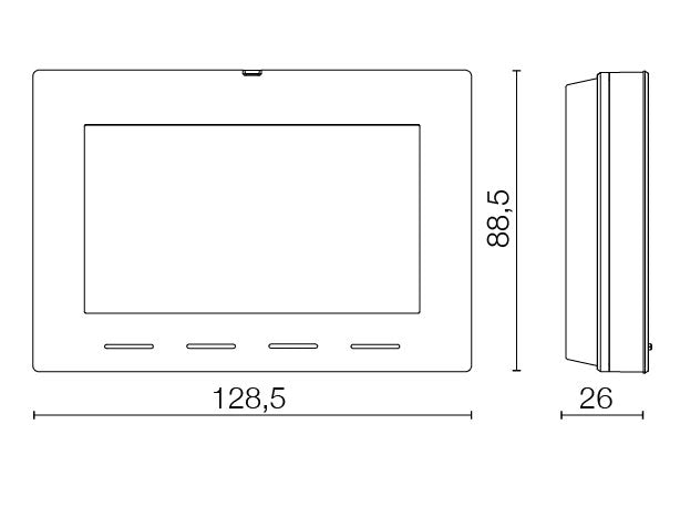 Cronotermostato da parete antracite Perry 1CRCR028A: design elegante, materiali di alta qualità, programmazione settimanale, 3 livelli di temperatura, alimentazione a batterie 3V, display luminoso e navigazione a menu. Acquista ora per un comfort moderno