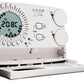 Cronotermostato da parete bianco Perry 1CRCR308 G eleganza e