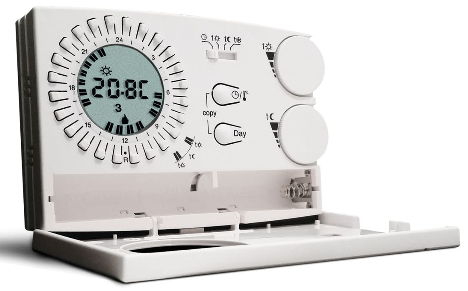Cronotermostato settimanale Perry 1CRCR309-S: eleganza e funzionalità per il tuo comfort