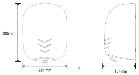Asciugamani Mistral Perry design igiene e resistenza