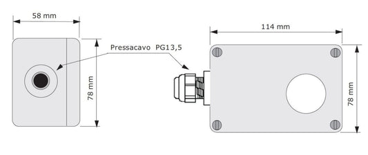 Sensore gas GPL Perry 1GA4100GPL design elegante materiali d
