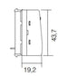 Rivelatore gas metano da incasso Perry 1GA43917MET sicurezza