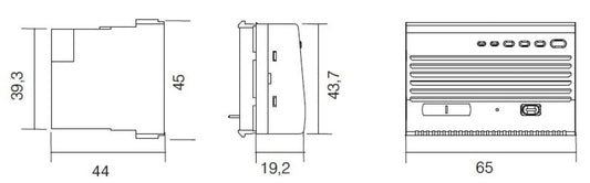 Rivelatore gas metano da incasso Perry 1GA43917MET sicurezza