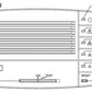 segnalatore gas metano per parete e semincasso design elegan