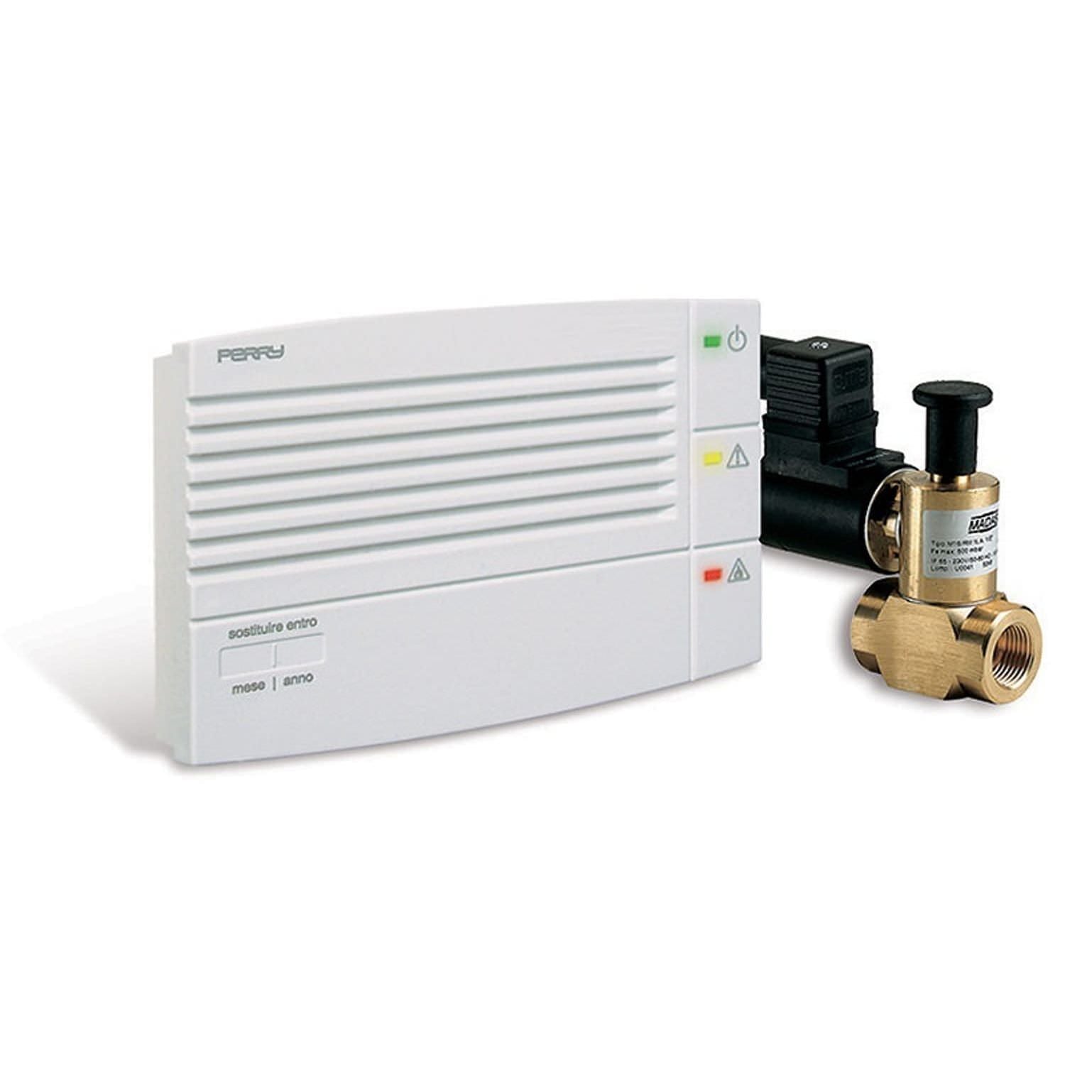 Rilevatore Gas Con Elettrovalvola Kit
