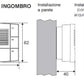 Kit Rilevatore Gas Metano Perry 1GA50917GPL 12 con Elettrova