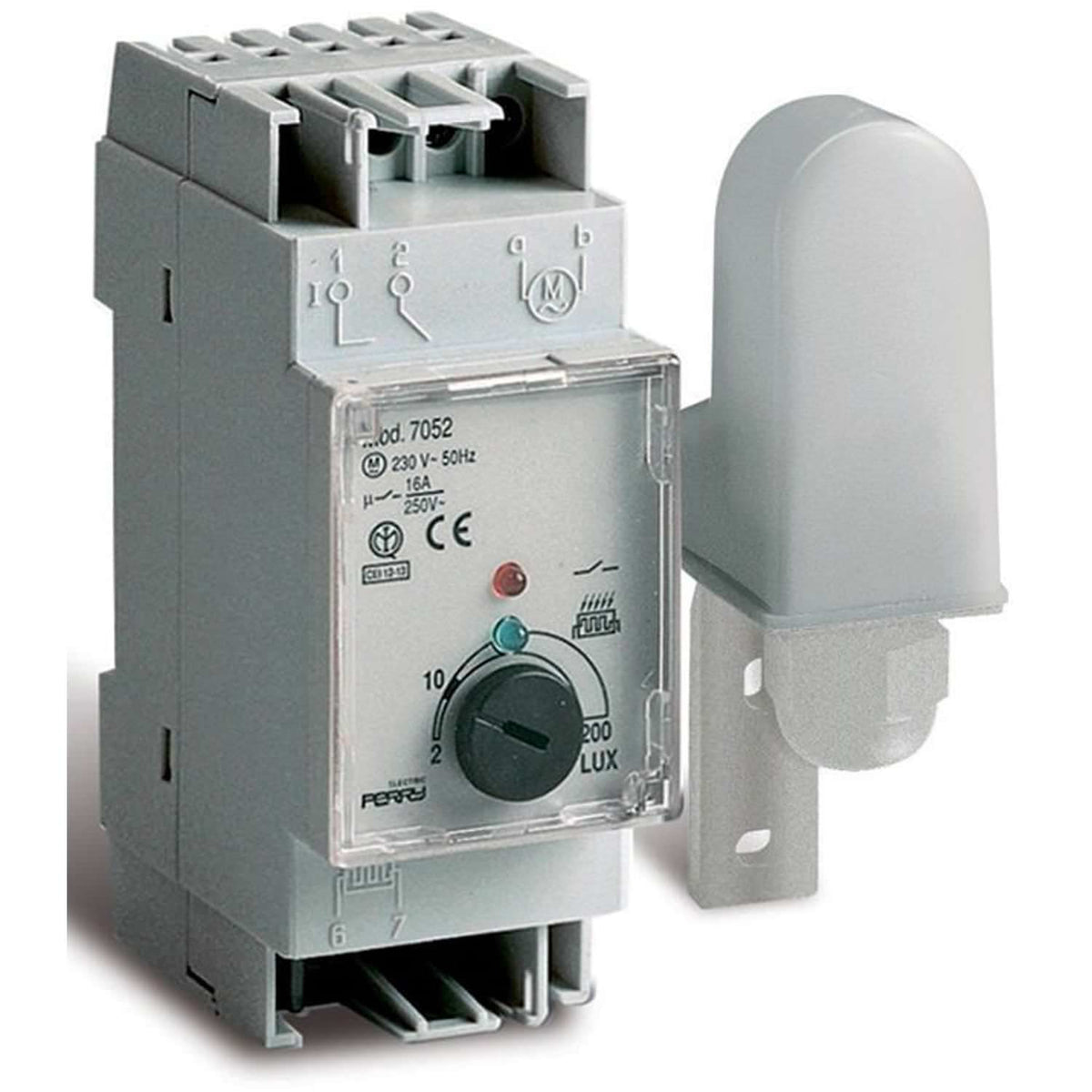 interruttore crepuscolare per barra din perry 1ic7052 qualit