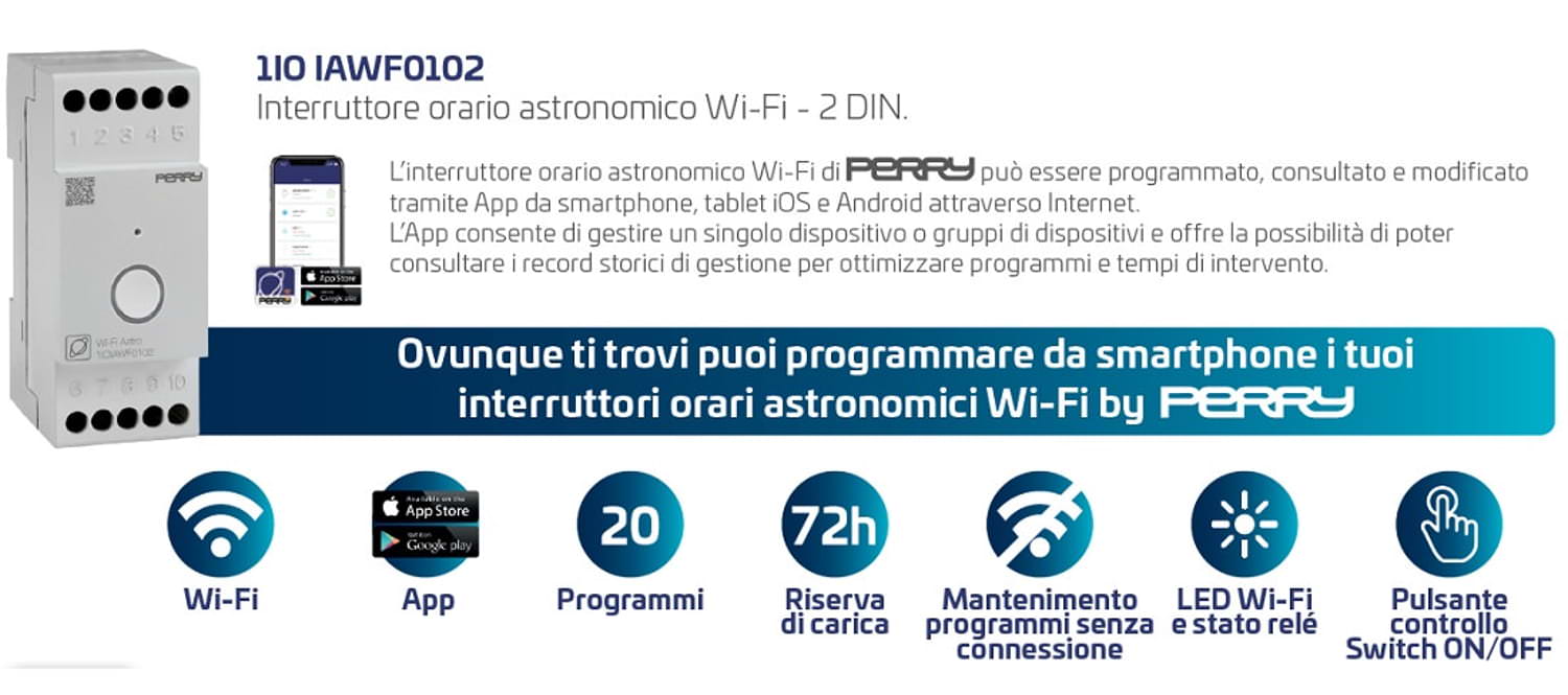 Interruttore Orario Wifi Astronomico