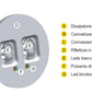 Lampada Di Emergenza a Led 1le Vms3