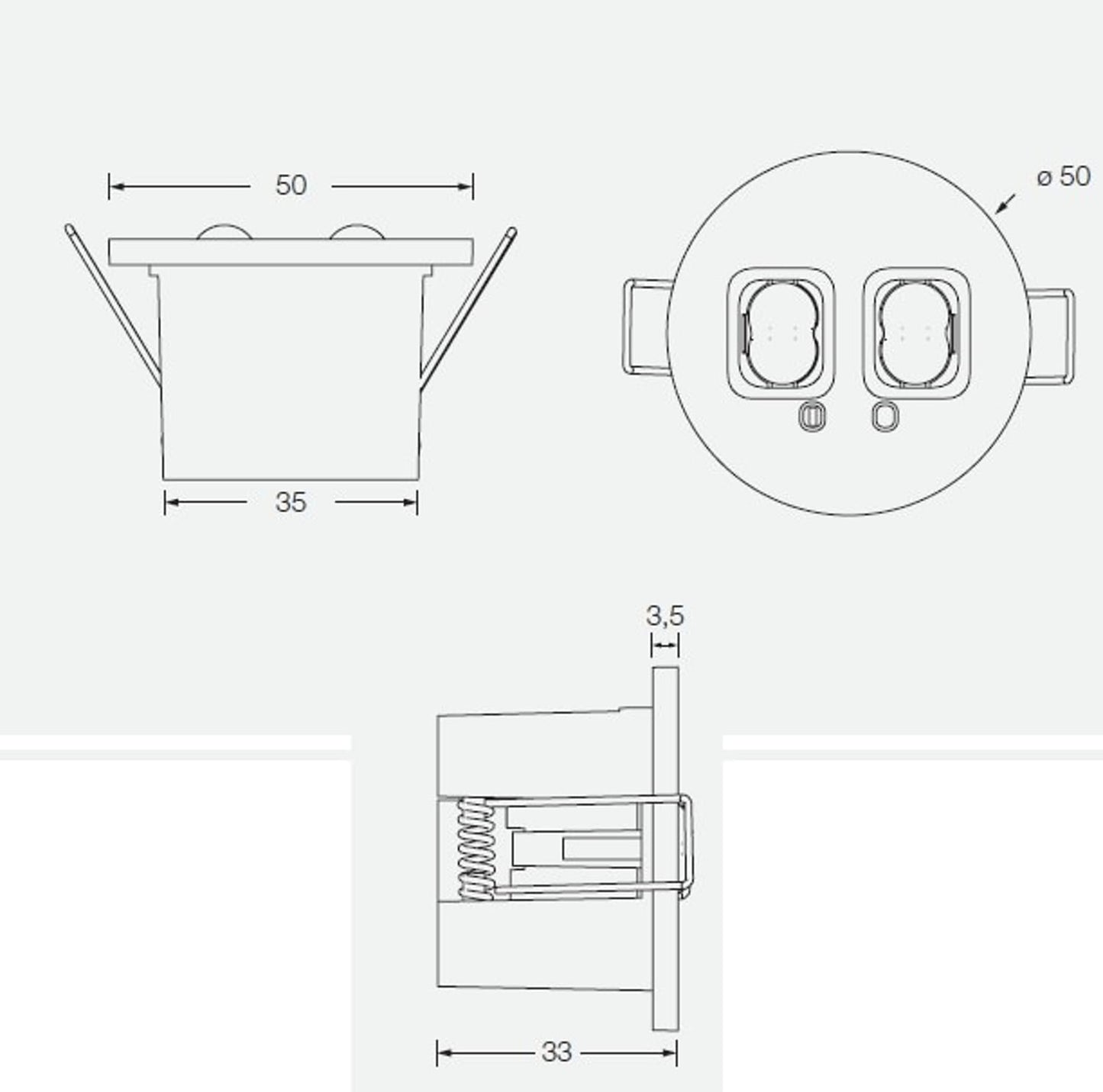 Lampada Emergenza Led Perry1levv3