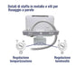 Faro Led Nero Con Sensore Movimento 10w