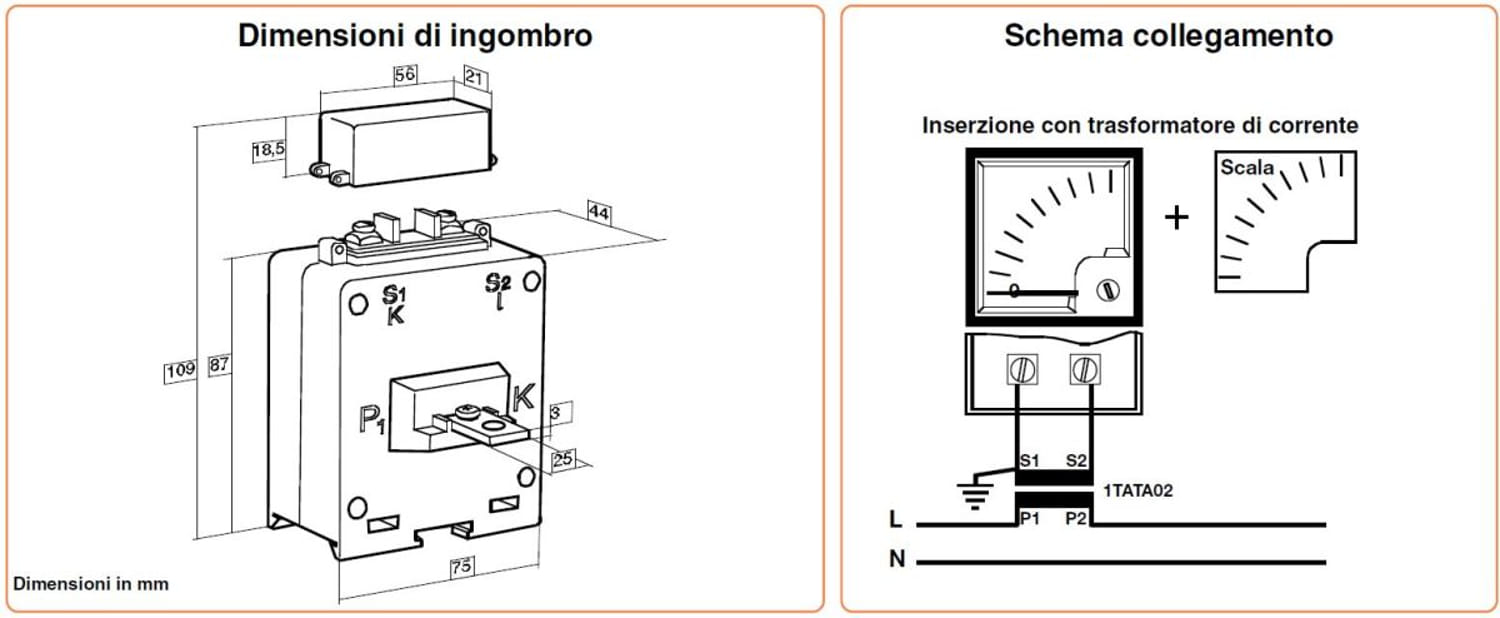 Trasformatore Amperometrico 1005a Perry