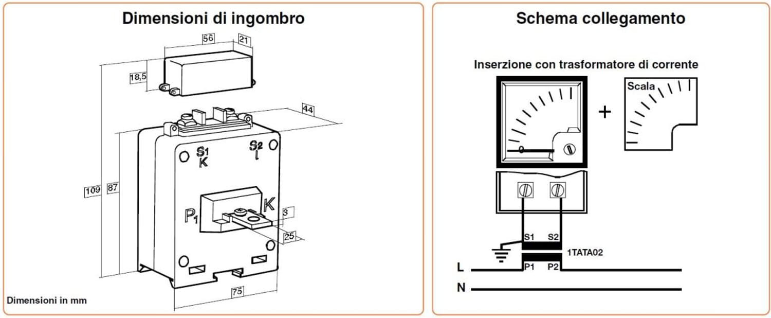 Trasformatore Amperometrico 505a Perry