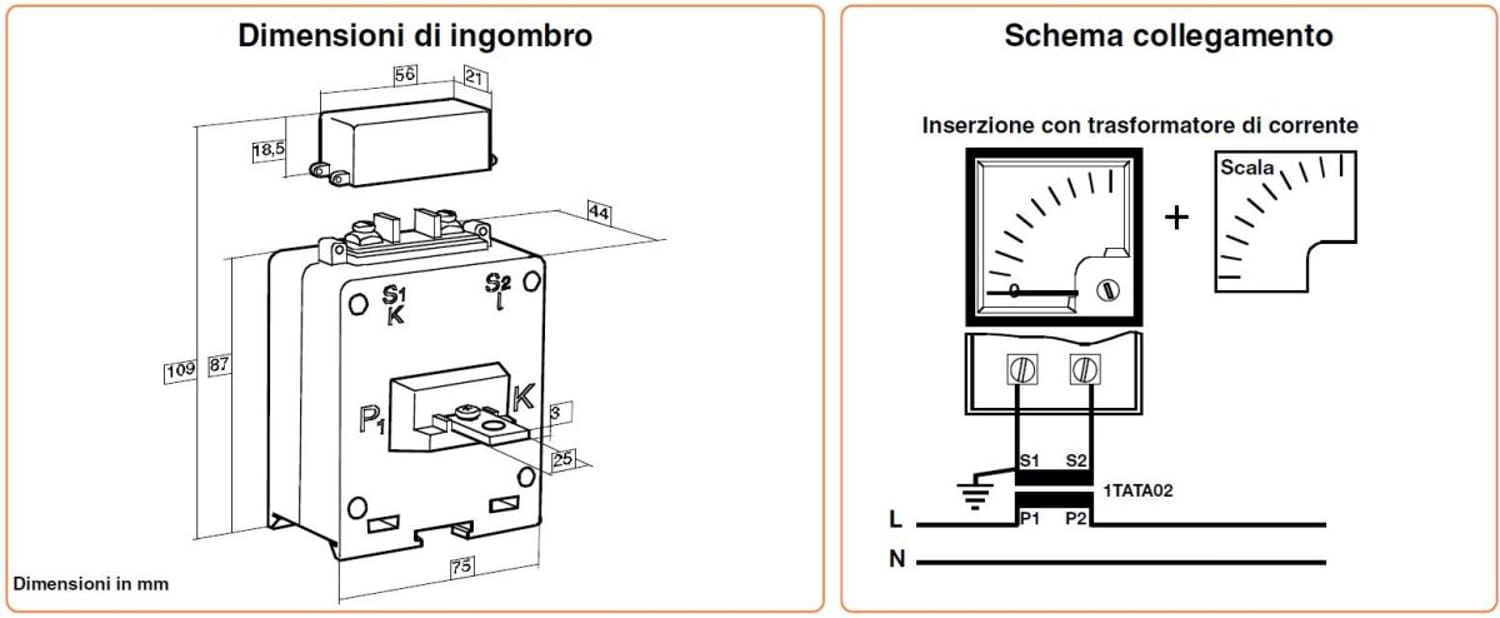 Trasformatore Amperometrico 605a Perry