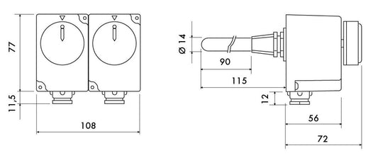 Termostato meccanico Perry 1TCTB081 eleganza sicurezza e qua