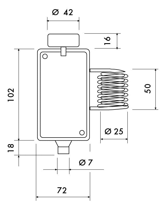 Termostato per serra Perry 1TCTB090: design elegante e materiali di alta qualità, acquista ora per un ambiente controllato e moderno!