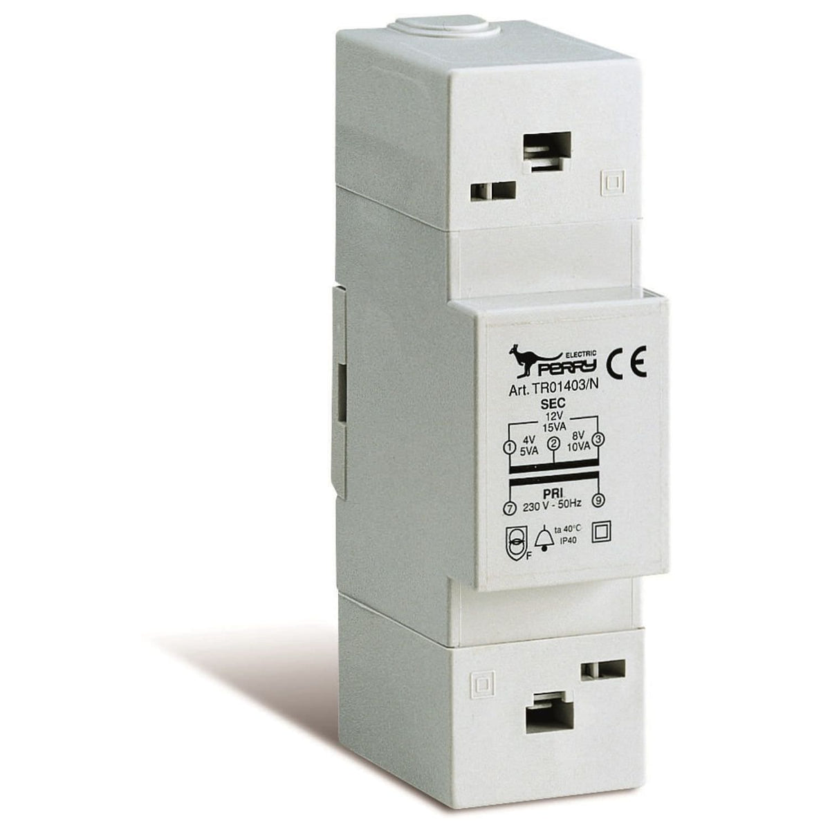 trasformatore modulare 40va 230v 12 12 24v per parete design