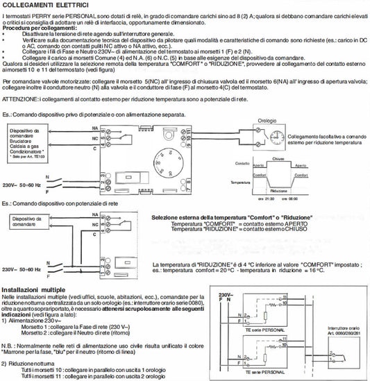 Termostato elettronico Perry Personal design elegante e funzionalita avanzate acquista subito