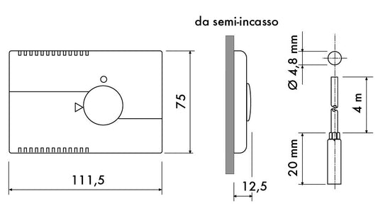 Termostato elettronico Perry-1TITE103: eleganza e funzionalità per il tuo ambiente
