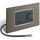 Termostato elettronico da incasso Perry con sonda a pavimento NTC, design elegante e materiali resistenti. Regolazione 0-60°C, riduzione notturna e installazione semplice. Acquista ora per un ambiente confortevole e moderno.