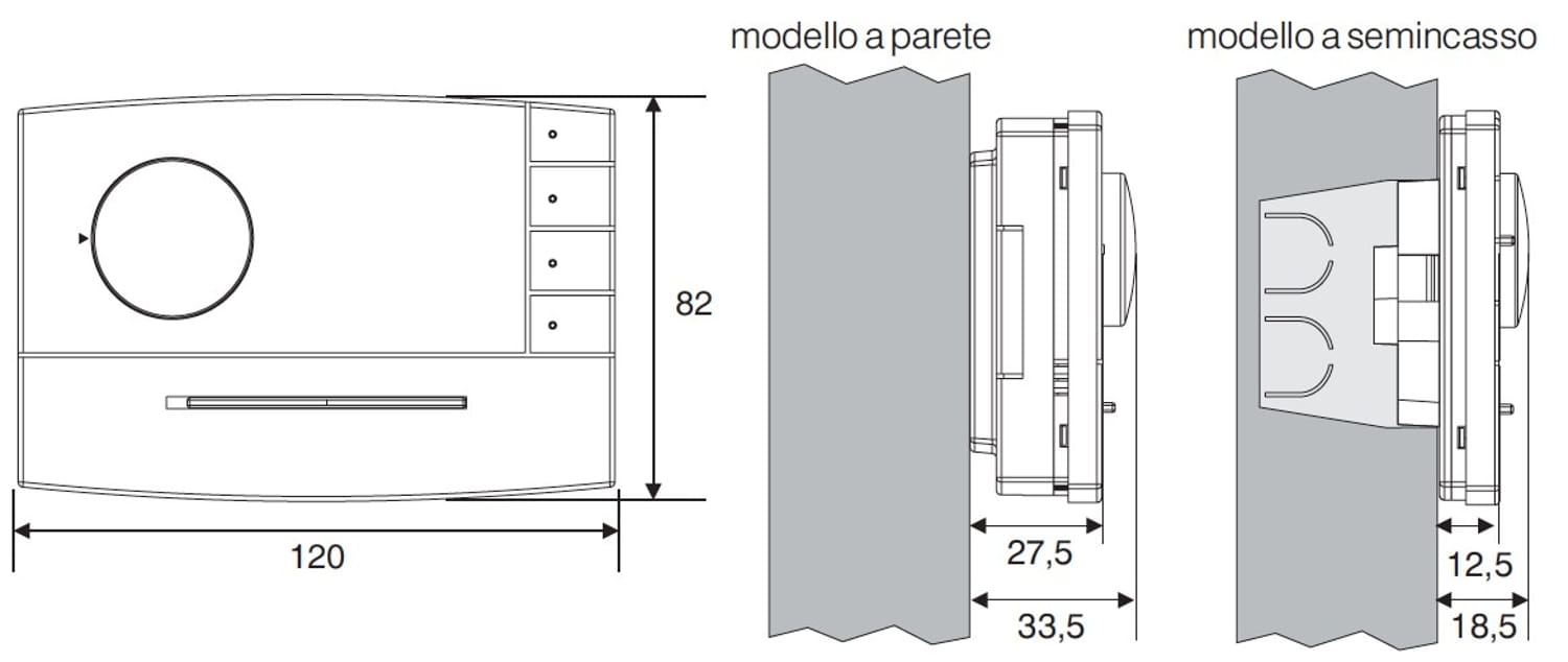 Termostato elettronico Perry 1TITE511A: eleganza e funzionalità per il tuo ambiente