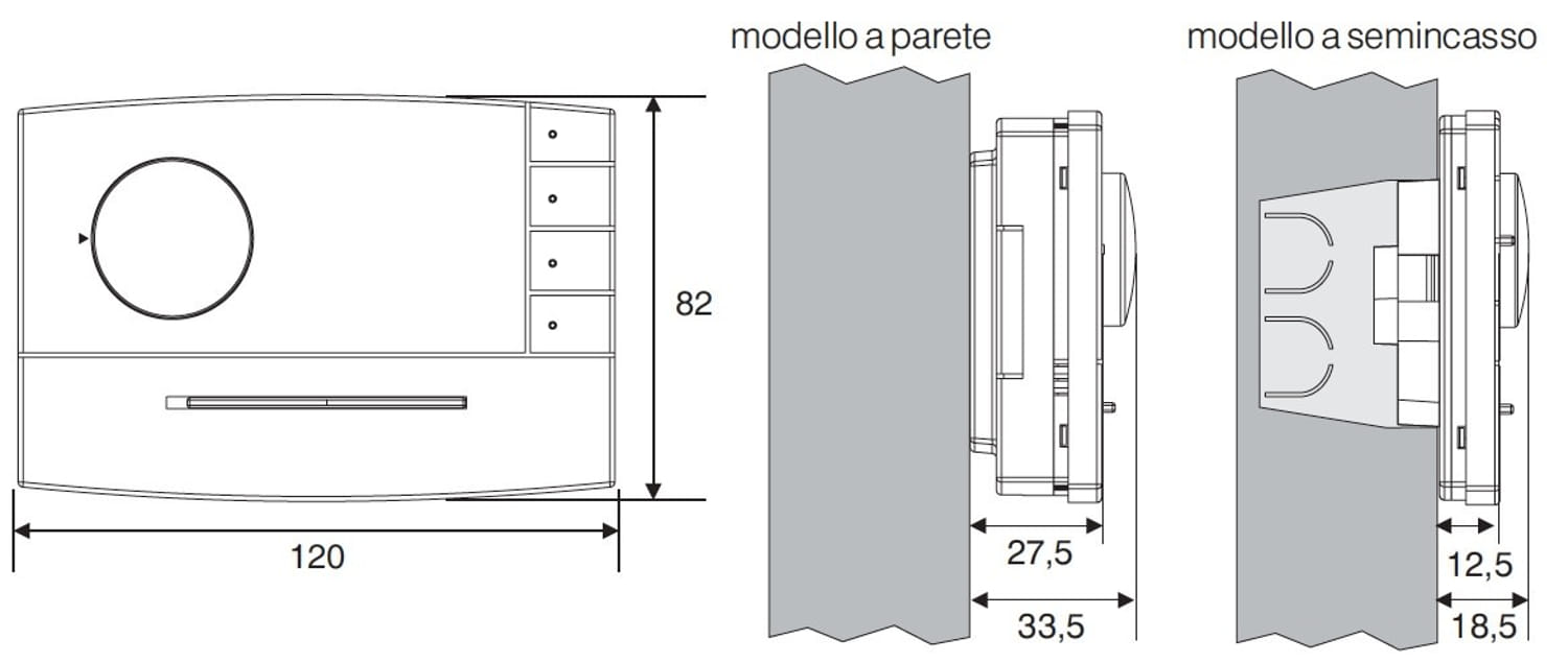Termostato elettronico bianco Perry Zefiro: eleganza e funzionalità, acquista ora!