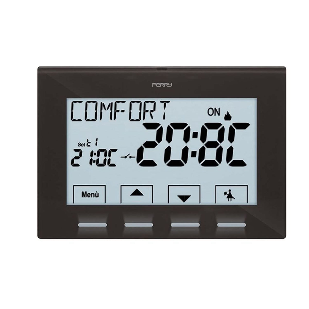 Termostato digitale da parete Perry 1TPTE029A 230V design el