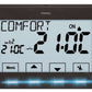 Termostato digitale da parete Perry 1TPTE029A 230V, design elegante e funzionale